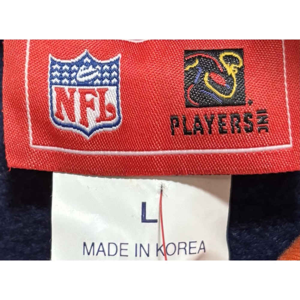 Denver Broncos NFL Hoodie Y2K Vintage Sweatshirt Hooded Bob Griese Navy Blue NWT - Picture 9 of 9